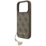 Etui Guess 4G Charms Collection MagSafe  do iPhone 17 Pro brązowy na NearMe.pl