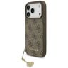 Etui Guess 4G Charms Collection MagSafe  do iPhone 17 Pro brązowy na NearMe.pl