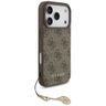 Etui Guess 4G Charms Collection MagSafe  do iPhone 17 Pro brązowy na NearMe.pl