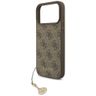 Etui Guess 4G Charms Collection MagSafe  do iPhone 17 Pro Max brązowy na NearMe.pl
