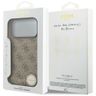 Etui Guess 4G Charms Collection MagSafe  do iPhone 17 Pro Max brązowy na NearMe.pl