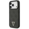Etui Guess Leather 4G Triangle Strass    MagSafe do iPhone 17 Pro czarny na NearMe.pl