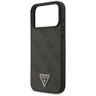 Etui Guess Leather 4G Triangle Strass    MagSafe do iPhone 17 Pro Max czarny na NearMe.pl