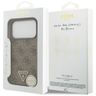 Etui Guess Leather 4G Triangle Strass    MagSafe do iPhone 17 Pro brązowy na NearMe.pl