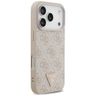 Etui Guess Leather 4G Triangle Strass    MagSafe do iPhone 17 Pro różowy na NearMe.pl
