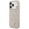 Etui Guess Leather 4G Triangle Strass    MagSafe do iPhone 17 Pro różowy na NearMe.pl