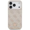 Etui Guess Leather 4G Triangle Strass    MagSafe do iPhone 17 Pro różowy na NearMe.pl