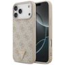 Etui Guess Leather 4G Triangle Strass    MagSafe do iPhone 17 Pro Max różowy na NearMe.pl