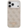 Etui Guess Leather 4G Triangle Strass    MagSafe do iPhone 17 Pro Max różowy na NearMe.pl