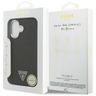 Etui Guess Glitter Triangle Logo MagSafe do iPhone 17 czarny na NearMe.pl