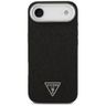 Etui Guess Glitter Triangle Logo MagSafe do iPhone Air czarny na NearMe.pl