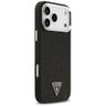 Etui Guess Glitter Triangle Logo MagSafe do iPhone 17 Pro Max czarny na NearMe.pl