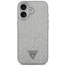 Etui Guess Glitter Triangle Logo MagSafe do iPhone 17 srebrny na NearMe.pl