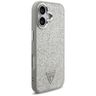 Etui Guess Glitter Triangle Logo MagSafe do iPhone 17 srebrny na NearMe.pl