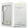Etui Guess Glitter Triangle Logo MagSafe do iPhone 17 srebrny na NearMe.pl