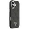 Etui Guess 4G Triangle Logo MagSafe do   iPhone 17 czarny srebrny na NearMe.pl
