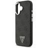 Etui Guess 4G Triangle Logo MagSafe do   iPhone 17 czarny srebrny na NearMe.pl
