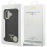 Etui Guess 4G Triangle Logo MagSafe do   iPhone 17 czarny srebrny na NearMe.pl