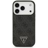 Etui Guess 4G Triangle Logo MagSafe do   iPhone 17 Pro czarny srebrny na NearMe.pl