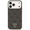 Etui Guess 4G Triangle Logo MagSafe do   iPhone 17 Pro Max czarny srebrny na NearMe.pl