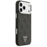 Etui Guess 4G Triangle Logo MagSafe do   iPhone 17 Pro Max czarny srebrny na NearMe.pl