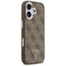 Etui Guess 4G Triangle Logo MagSafe do   iPhone 17 brązowy srebrny na NearMe.pl