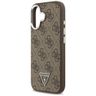 Etui Guess 4G Triangle Logo MagSafe do   iPhone 17 brązowy srebrny na NearMe.pl