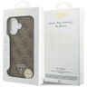 Etui Guess 4G Triangle Logo MagSafe do   iPhone 17 brązowy srebrny na NearMe.pl