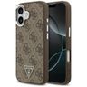 Etui Guess 4G Triangle Logo MagSafe do   iPhone 17 brązowy srebrny na NearMe.pl