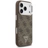 Etui Guess 4G Triangle Logo MagSafe do   iPhone 17 Pro brązowy srebrny na NearMe.pl