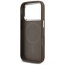 Etui Guess 4G Triangle Logo MagSafe do   iPhone 17 Pro brązowy srebrny na NearMe.pl