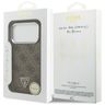Etui Guess 4G Triangle Logo MagSafe do   iPhone 17 Pro brązowy srebrny na NearMe.pl