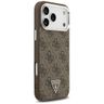 Etui Guess 4G Triangle Logo MagSafe do   iPhone 17 Pro Max brązowy srebrny na NearMe.pl
