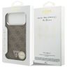 Etui Guess 4G Triangle Logo MagSafe do   iPhone 17 Pro Max brązowy srebrny na NearMe.pl