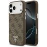 Etui Guess 4G Triangle Logo MagSafe do   iPhone 17 Pro Max brązowy srebrny na NearMe.pl