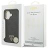 Etui Guess 4G Triangle Logo MagSafe do   iPhone 17 czarny złoty na NearMe.pl