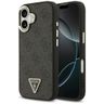 Etui Guess 4G Triangle Logo MagSafe do   iPhone 17 czarny złoty na NearMe.pl