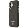 Etui Guess 4G Triangle Logo MagSafe do   iPhone 17 czarny złoty na NearMe.pl