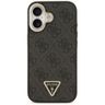Etui Guess 4G Triangle Logo MagSafe do   iPhone 17 czarny złoty na NearMe.pl