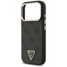 Etui Guess 4G Triangle Logo MagSafe do   iPhone 17 Pro czarny złoty na NearMe.pl