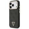 Etui Guess 4G Triangle Logo MagSafe do   iPhone 17 Pro czarny złoty na NearMe.pl