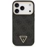 Etui Guess 4G Triangle Logo MagSafe do   iPhone 17 Pro czarny złoty na NearMe.pl
