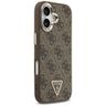 Etui Guess 4G Triangle Logo MagSafe do   iPhone 17 brązowy złoty na NearMe.pl