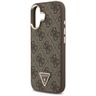 Etui Guess 4G Triangle Logo MagSafe do   iPhone 17 brązowy złoty na NearMe.pl