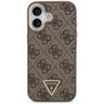 Etui Guess 4G Triangle Logo MagSafe do   iPhone 17 brązowy złoty na NearMe.pl