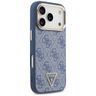 Etui Guess 4G Triangle Logo MagSafe do   iPhone 17 Pro niebieski złoty na NearMe.pl