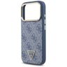 Etui Guess 4G Triangle Logo MagSafe do   iPhone 17 Pro niebieski złoty na NearMe.pl