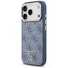 Etui Guess 4G Triangle Logo MagSafe do   iPhone 17 Pro niebieski złoty na NearMe.pl