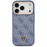 Etui Guess 4G Triangle Logo MagSafe do   iPhone 17 Pro niebieski złoty na NearMe.pl
