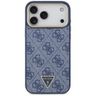 Etui Guess 4G Triangle Logo MagSafe do   iPhone 17 Pro Max niebieski złoty na NearMe.pl